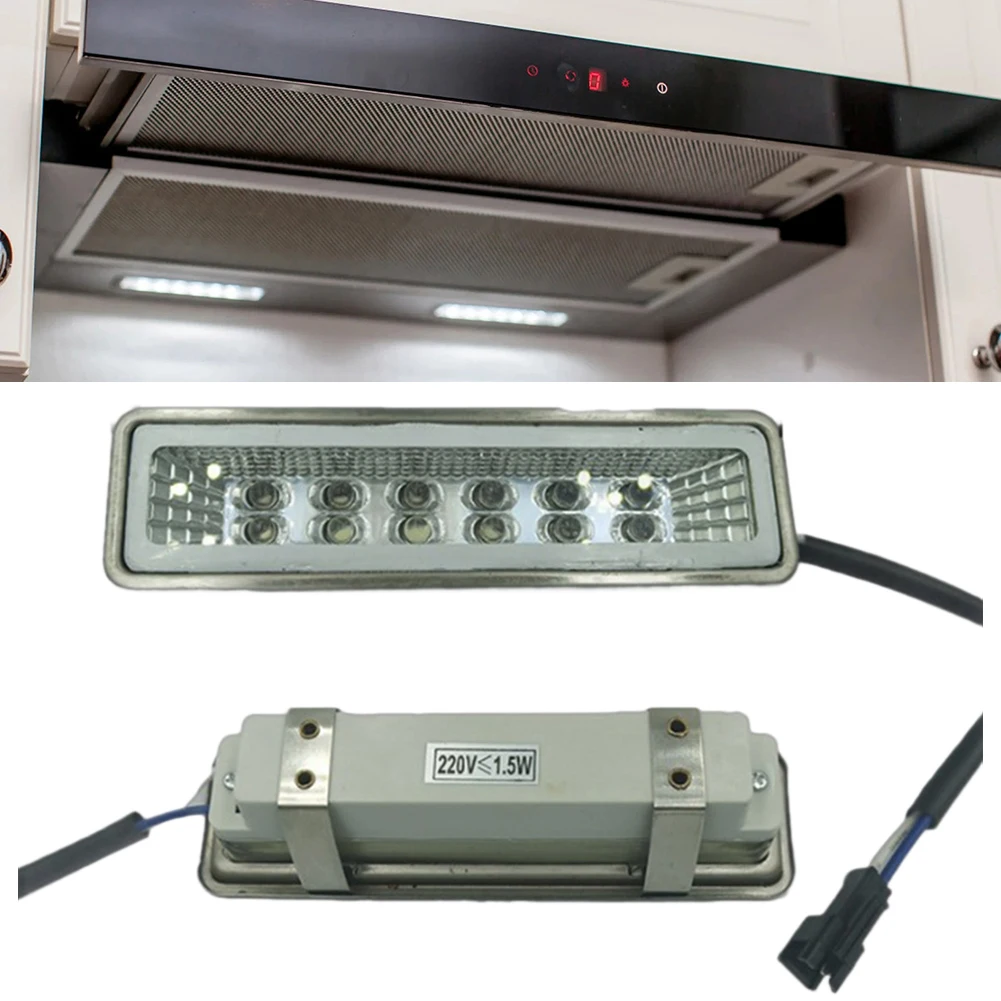 Square Shaped 1.5W LED Light for Range Hood and Stove 12V 220V Voltage Options Energy Saving for Kitchen Environments