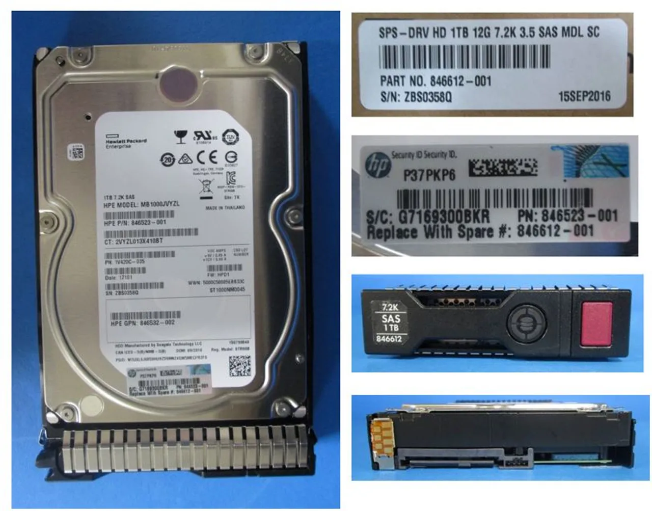 Imagem -03 - Disco Rígido Interno Hot-swap Hdd 512547-b21 512744001 146gb 15000rpm 2.5in Sff Sas6gbps para h Mais pe Proliant g1 para Servidores g7 Novo