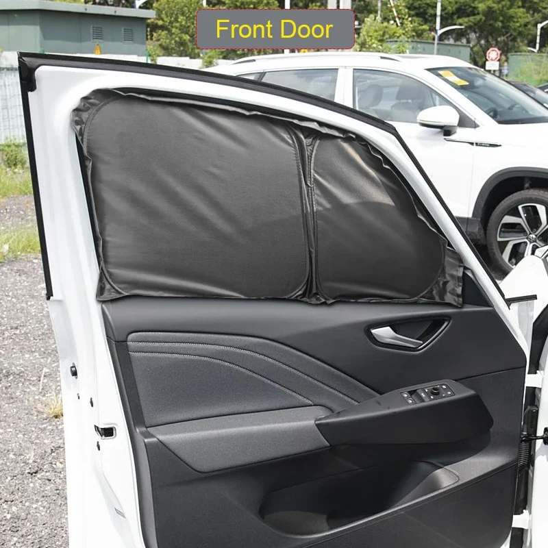 Privacy Light Blocking Window Sunshade Heat Insulate Anti UV Protective Cover For Volkswagen ID.3 2021-Present Camping EV Parts view 3