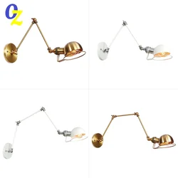 Retro Led Nordic Loft Industrial Adjustable Long Swing Arm Wall Lamp Fixture Vintage Edison Bulb Wandlamp Lights Lampen Sconce