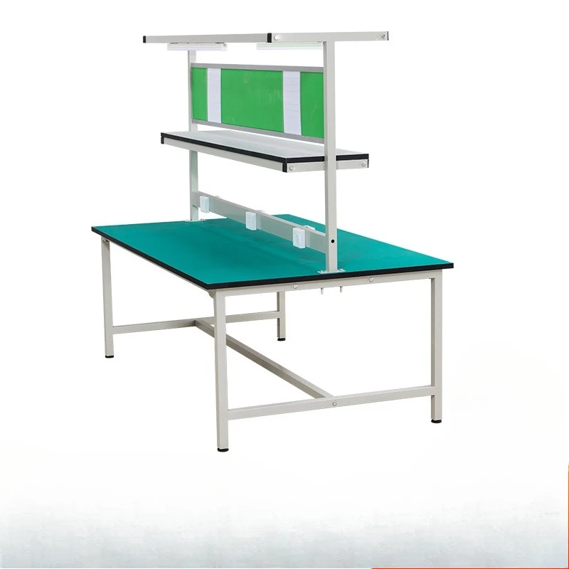 

Double-sided anti-static workbench E-commerce packing table Work table Workshop assembly line Double-sided light stand operation