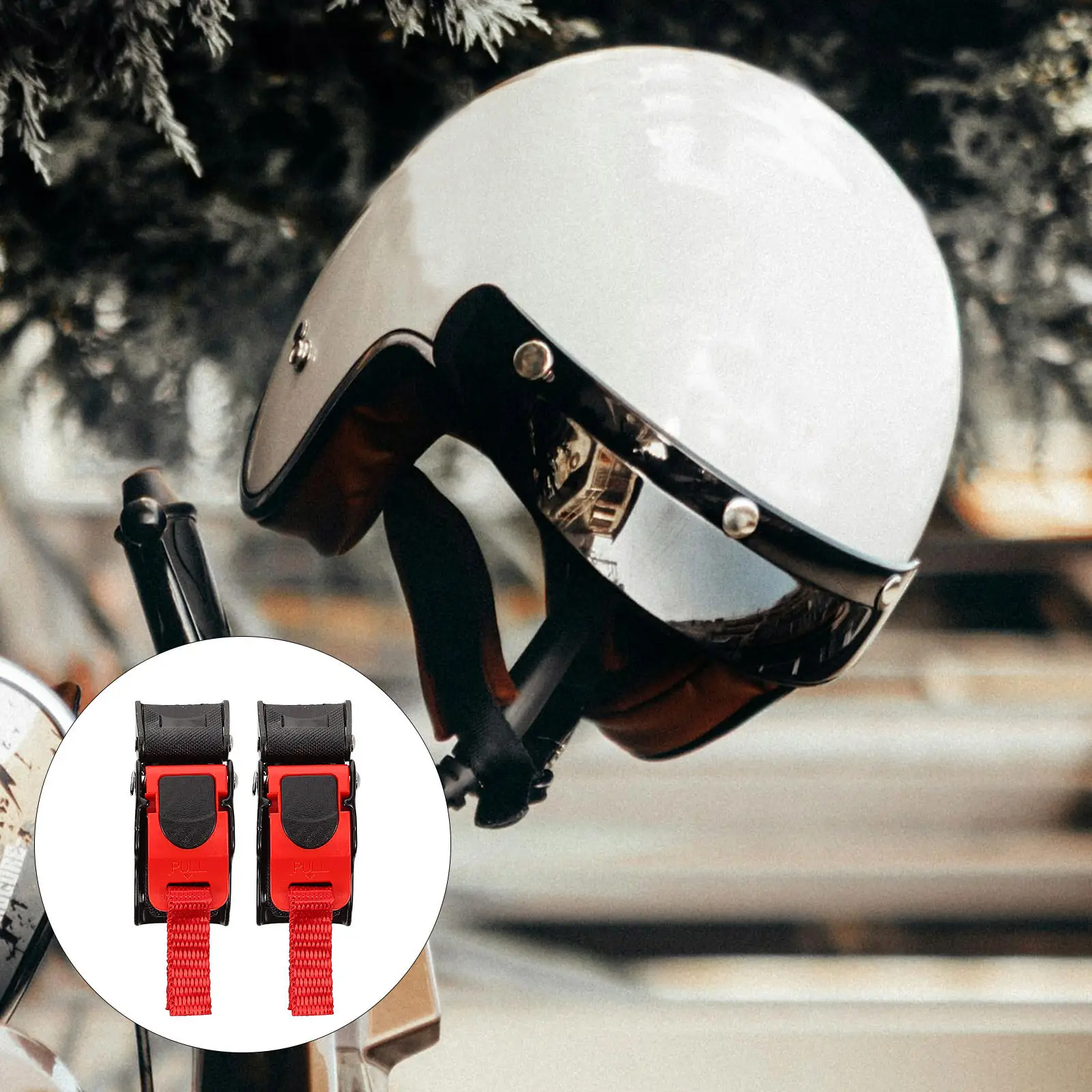 

2Pcs Quick Release Buckle for Motorcycle Helmets Heavy Duty Chin Strap Clip Secure Fastening System Buckle for