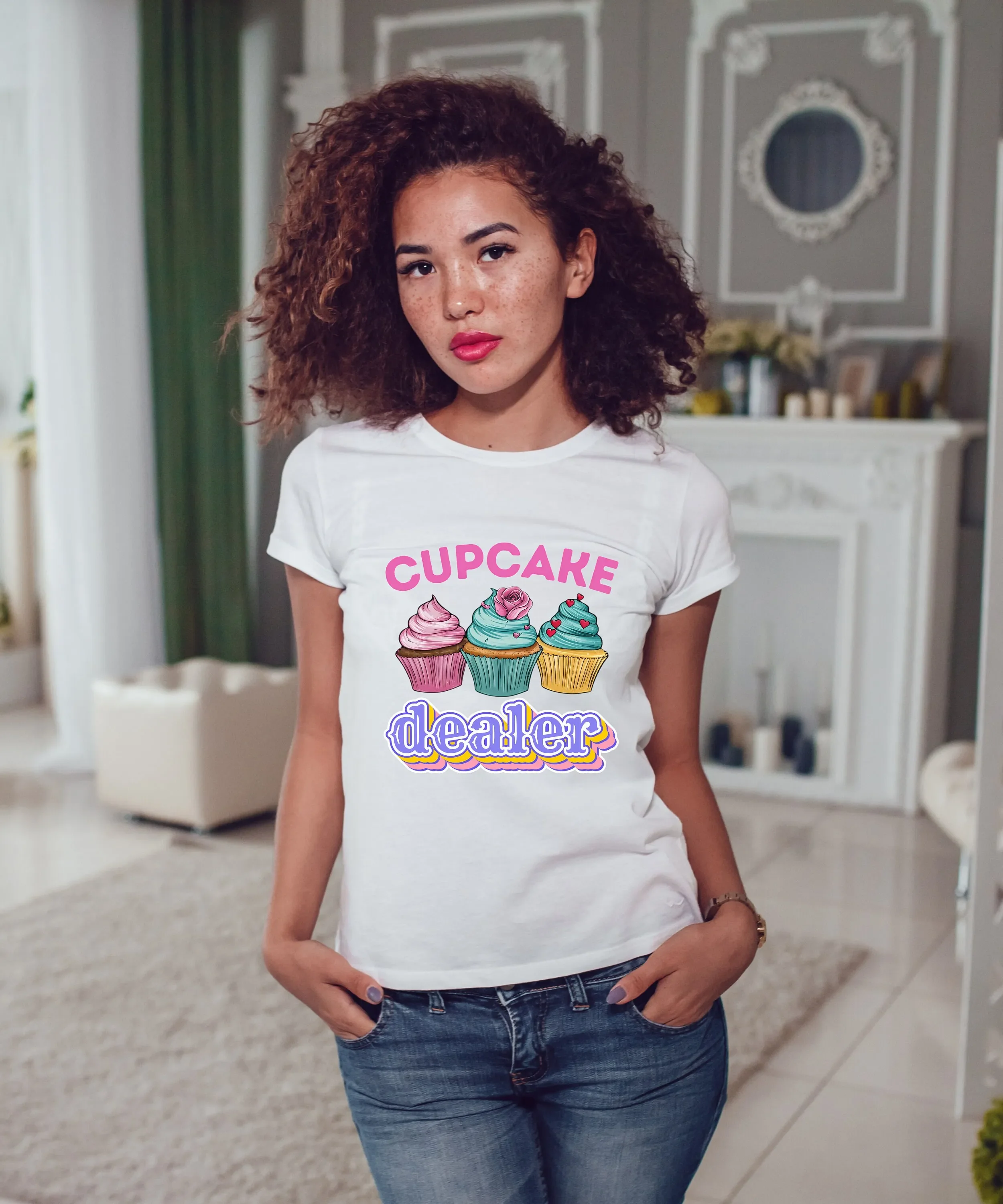 Cupcake Dealer Funny T Shirt for Baker Pastry Lover Birthday Bakery Owner Baking