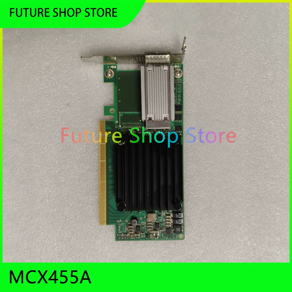 100G single port 10G fiber optic network card MCX455A