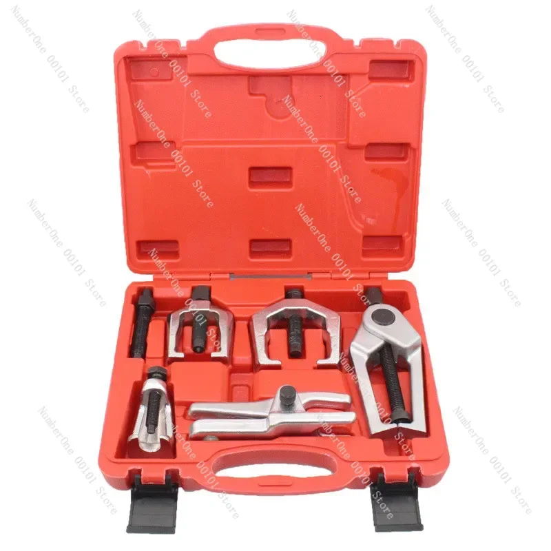 

6pc Front End Service Tool Kit Ball Joint Separator Pitman Arm Tie Rod Puller