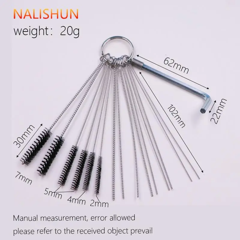 Cleaning Needles Brushes Cleaner Tools Carburetor Carbon Dirt Jet Remove for Automobile Motorcycle Welder Carb Chainsaw Cleaner