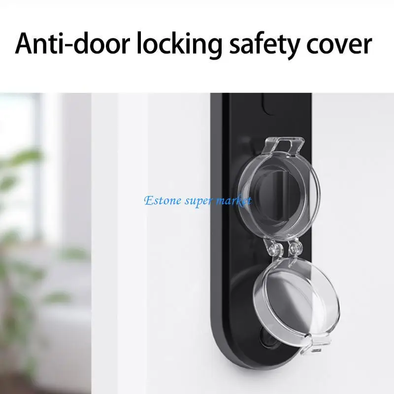 090B Child Safety Door Lock Protector 5Pcs/pack Deadbolts Cover Prevent Accidental Lockout Color Wide Compatibility