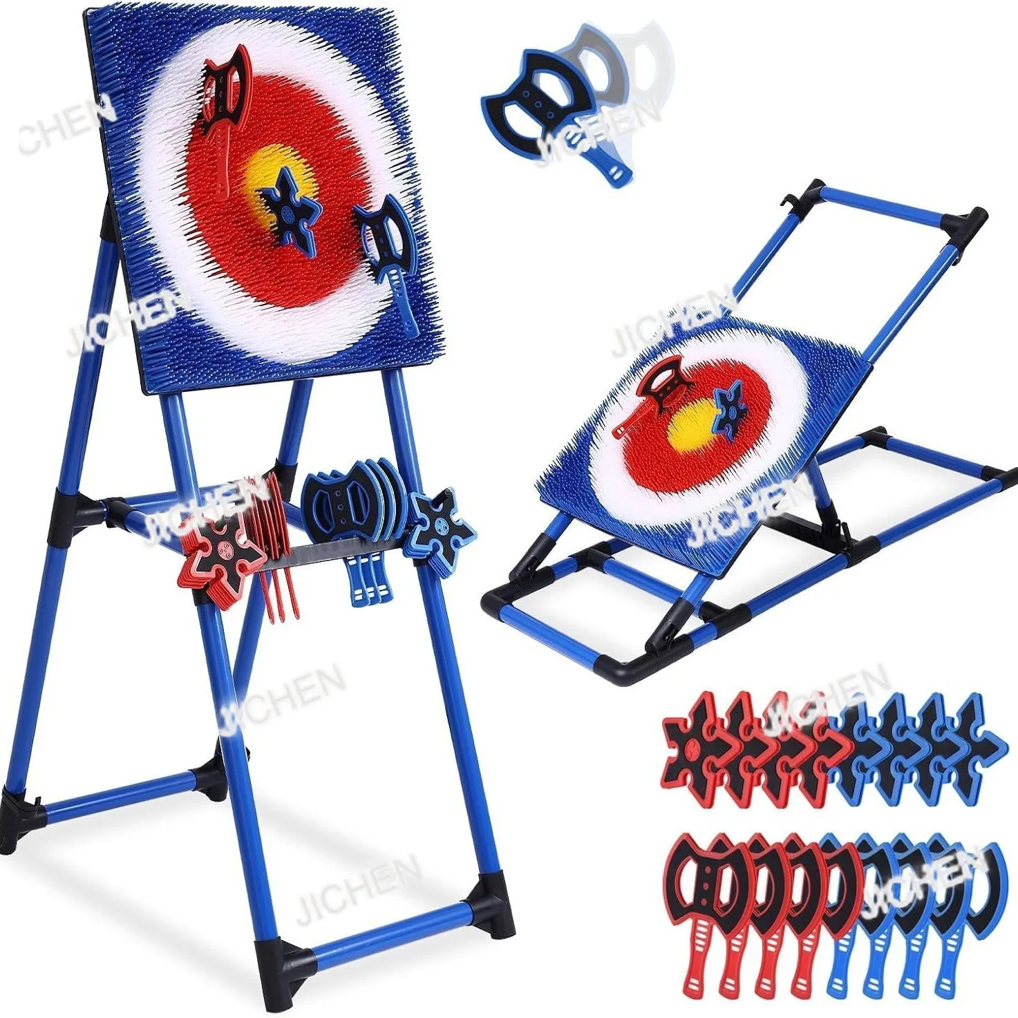 

Neu Versandte Artike Spinning Darts Target Toy Открытая трава Складная игра для метания мишеней