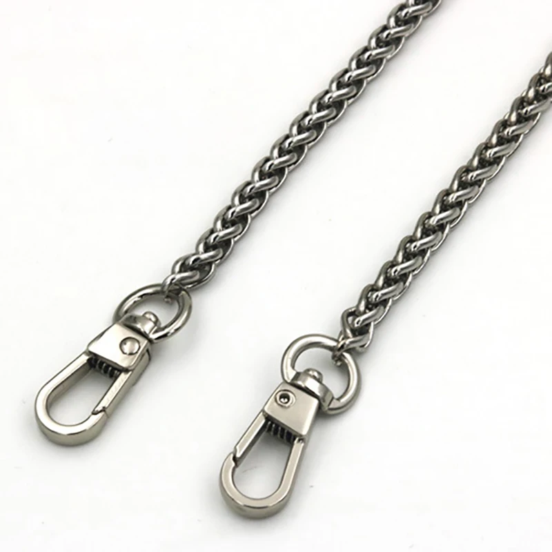 Steel Bag Chain - 5mm Gold, Silver, Gun Black, Brushed Bronze Shoulder Crossbody Bag Chain Strap for Small Bag, Clutch