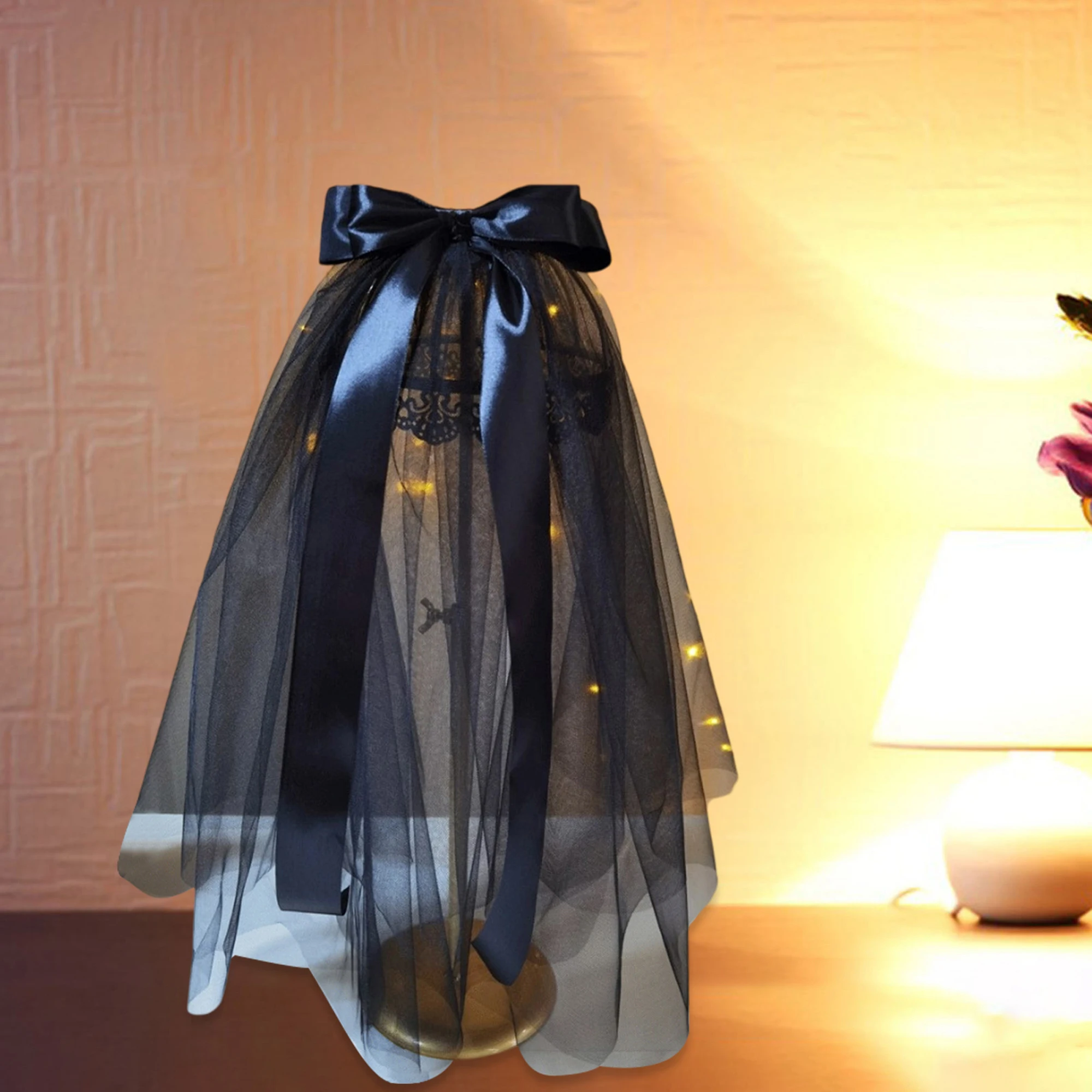 Schwarze Spitzen-Halskette mit rotem Rosen-Anhänger, Vintage-Schmuck im gotischen Stil für Halloween-Party-Kostüme