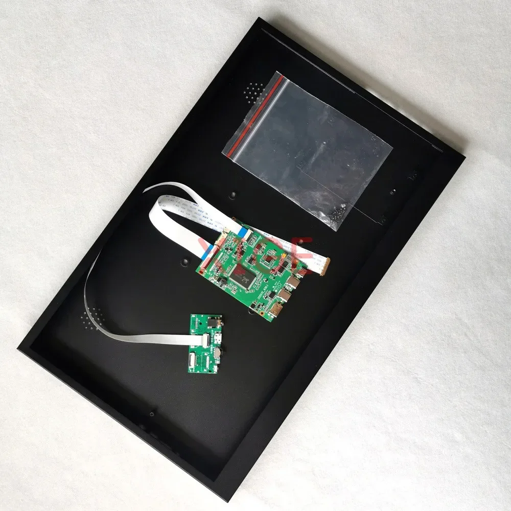

Для B156HAN04 B156HAN06 металлический корпус + плата контроллера драйвера HDMI-Mini 15,6 "1920*1080 модифицированный комплект 2 TYPE-C USB Micro 30-контактный EDP