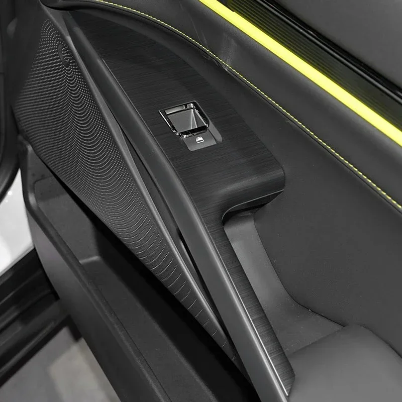 Car Carbon Interior Sticker Auto Lifting Window Panel Decal  For FORD TAURUS 2023-Present LHD Gear Inner Door Protective Film