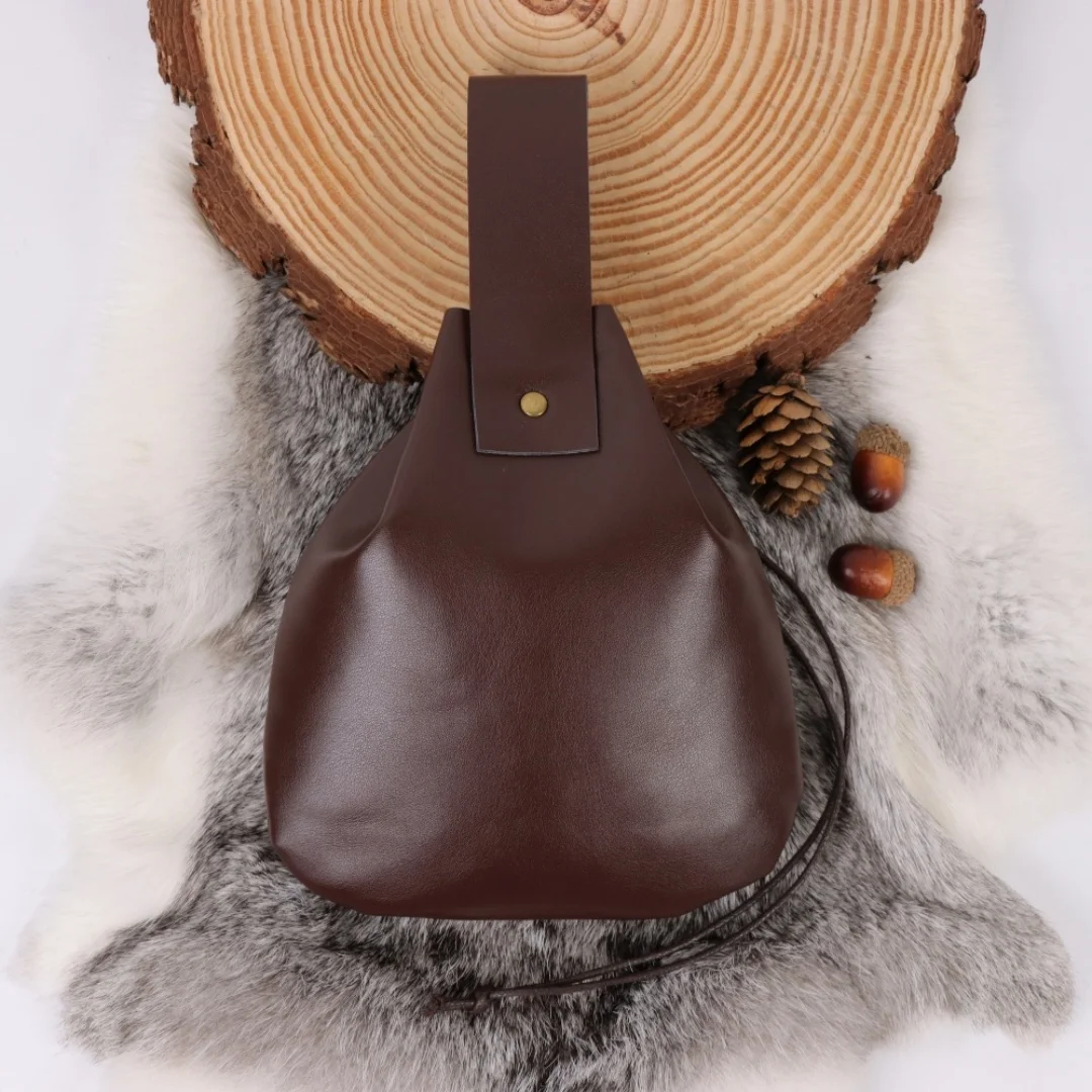 القرون الوسطى عصر النهضة نمط الخصر حقيبة ريترو بولي Leather الجلود الفايكنج الحقيبة محفظة نسائية للعملات المعدنية النرد حقيبة للرجال النساء Larp تأثيري الدعائم #5