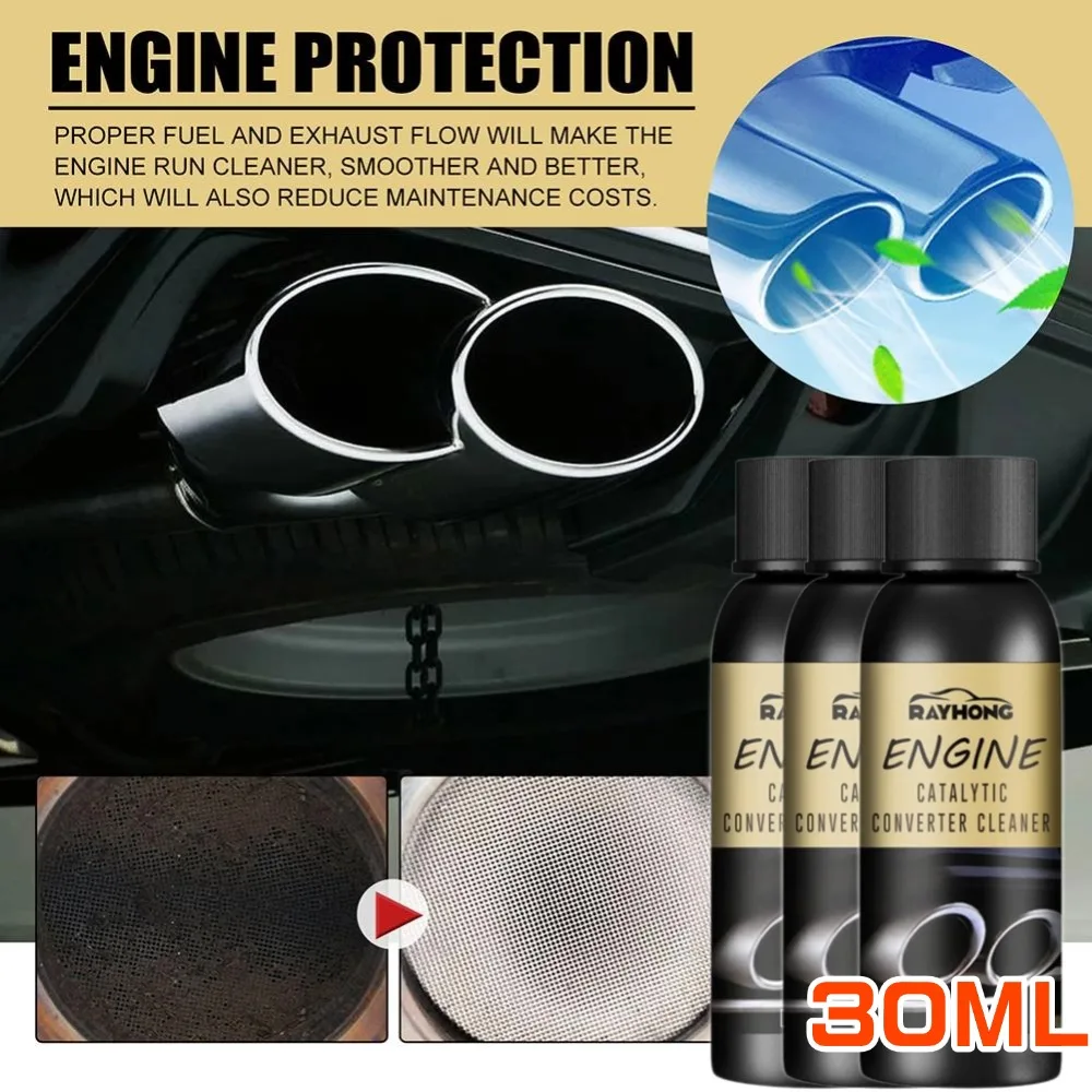 NEW High-end 30ml Car Engine Catalytic Converter Cleaner Too Deep Engine Multipurpose Clean CSV Cleaning Accelerators Automer