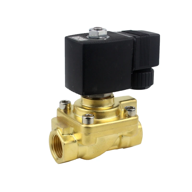 G1/2'' High Pressure 50Bar Brass Bottle Blowing Solenoid Valve AC220V for High Temperature Gas Pilot Structure