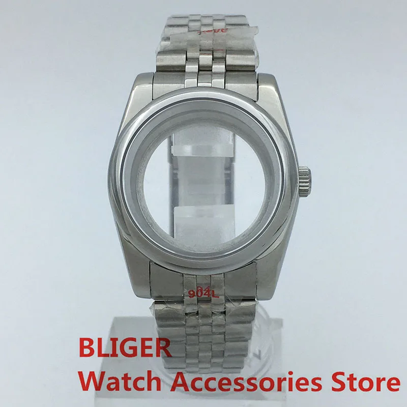 

BLIGER 36mm/40mm Brushed Watch Case Sapphire Glass Fit NH35 NH36 ETA2824 2836 Mingzhu DG2813 3804 Miyota8215 PT5000 Movement