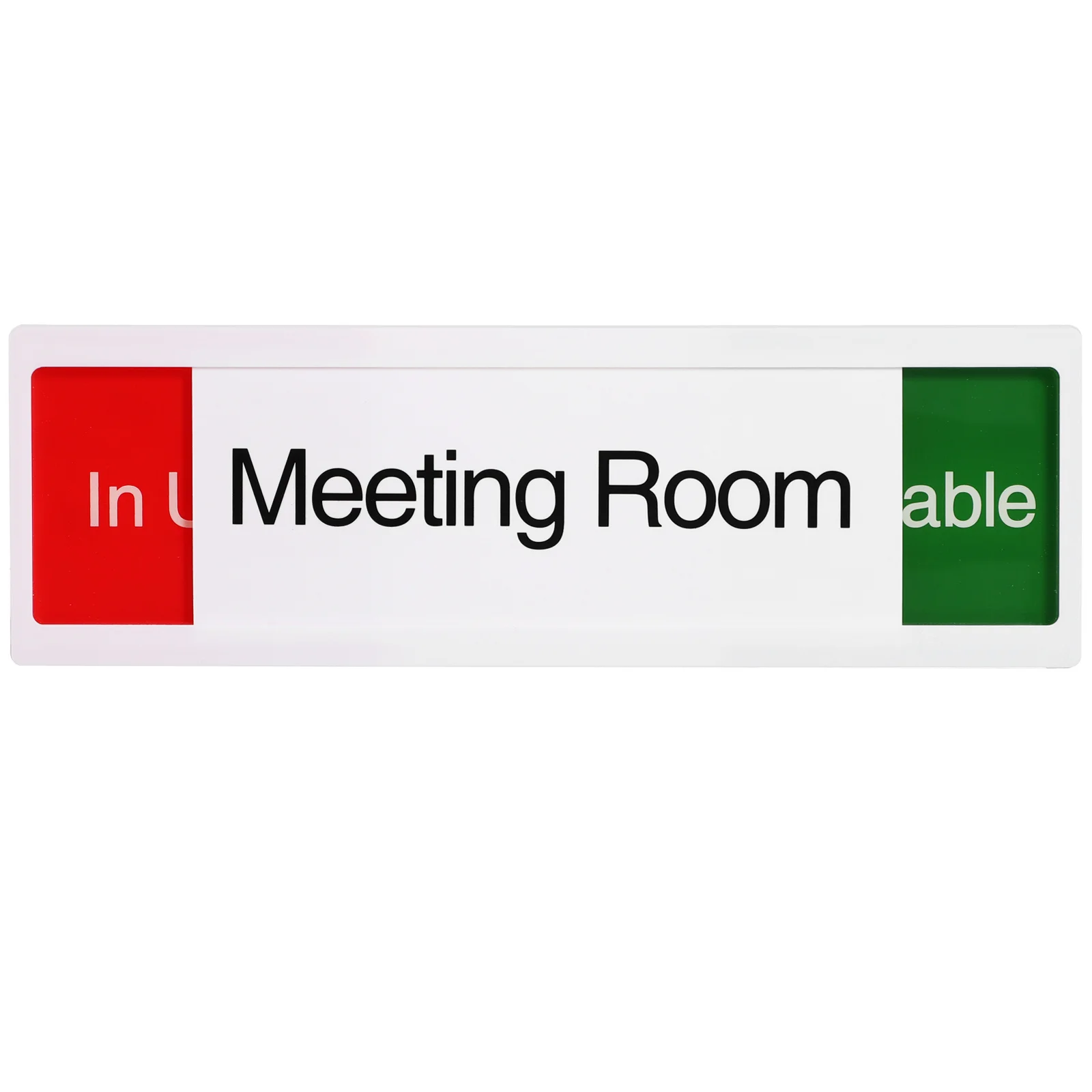 LALAFINA لافتة للباب المنزلق لغرفة الاجتماعات المكتبية الخصوصية شاغرة مشغل لا تزعج الاستخدام المتاحة مؤشر غرفة الاجتماعات