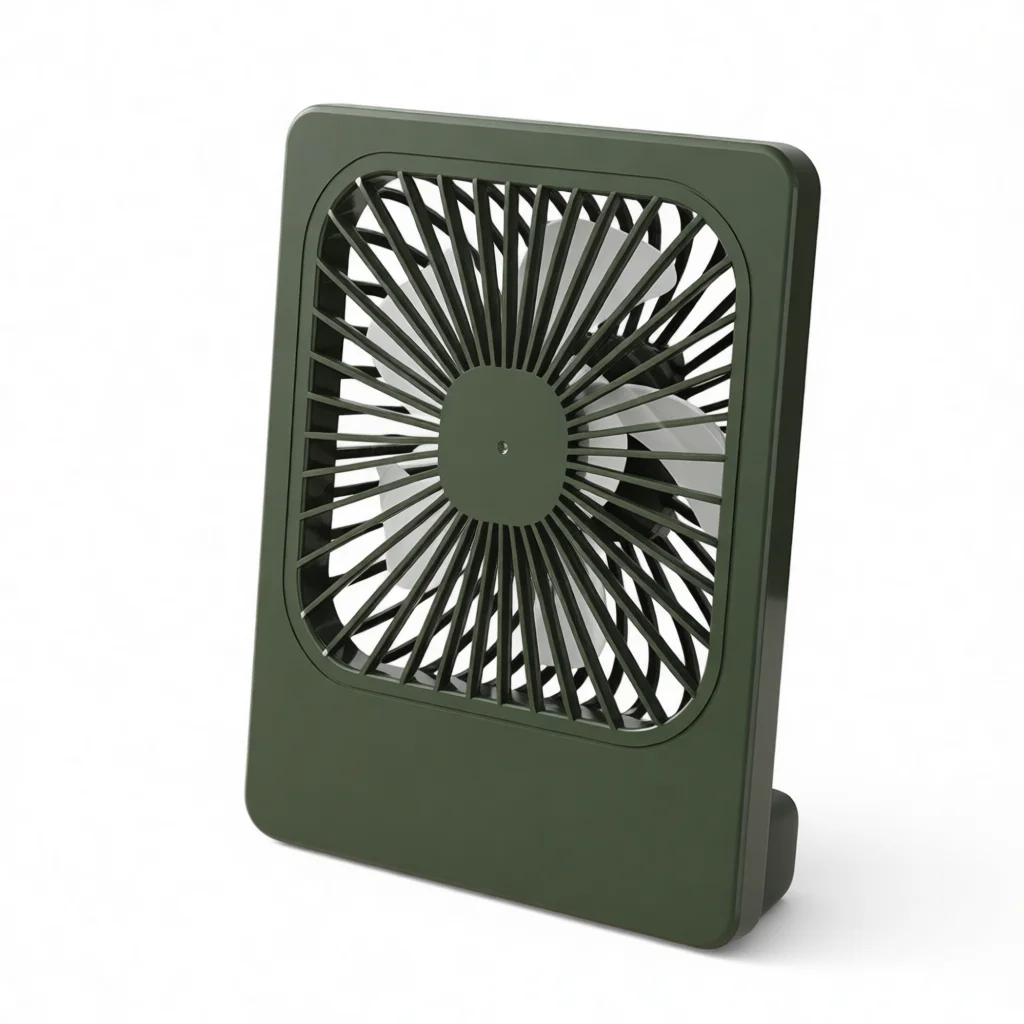 USB Powered Mini Desk Fan Portable Powerful Cooling Ventilator Compact Silent Fan For Home Office Study Desk White