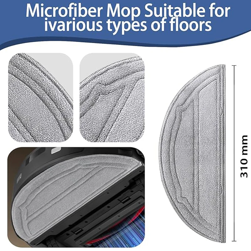 For Roborock Q10 PF/Q10 PF+/Q10 VF/Q10 VF+ Robot Vacuum Accessories Main Side Brush Filter Mop Cloth Dust Bag Replacement Parts image 5