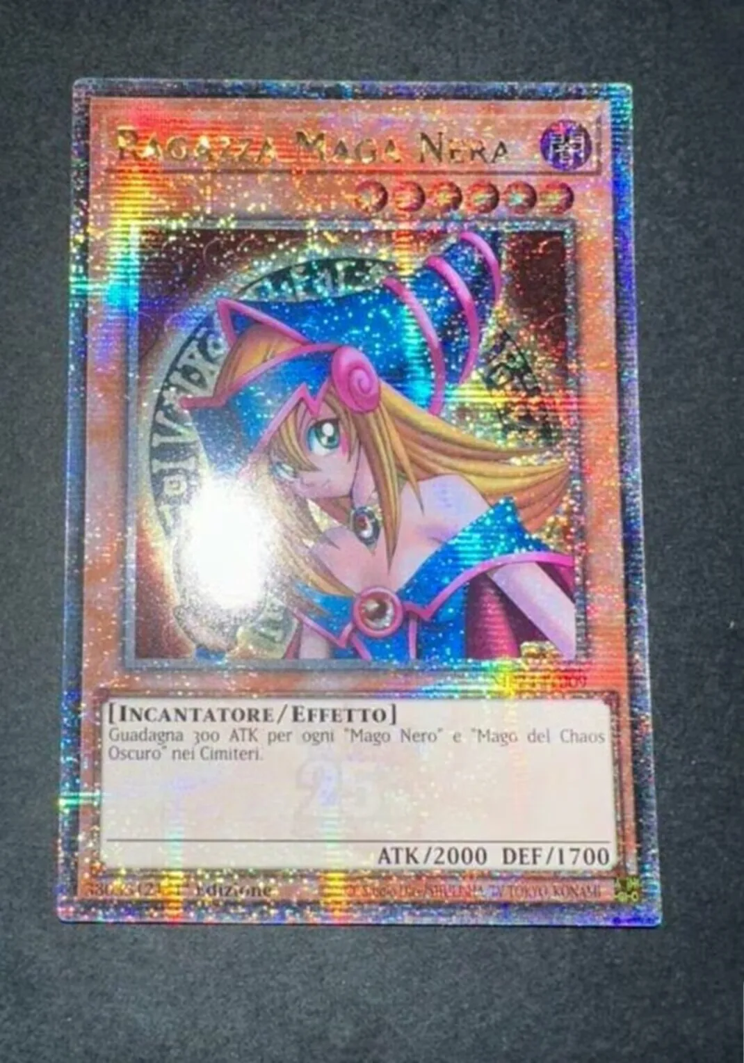 Yugioh KONAMI Del Monsters TCG MP24-EN009 Dark Magician Girl Quarter Century Secret English 1st Edition Collection Mint Card