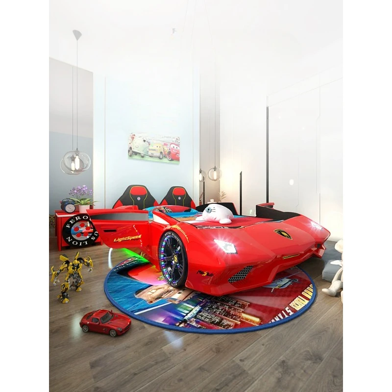 

Creative bed boy three-dimensional sports car shape car multi-function splicing dividing artifact