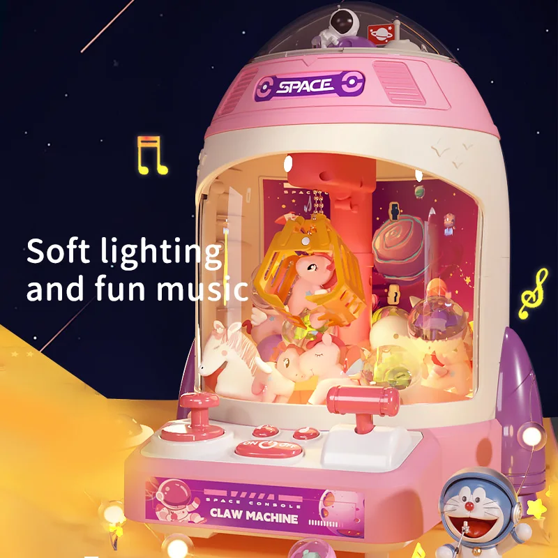 The latest grab doll machine 3-4 years old little children boys and girls June 1 family gift to friends educational toys