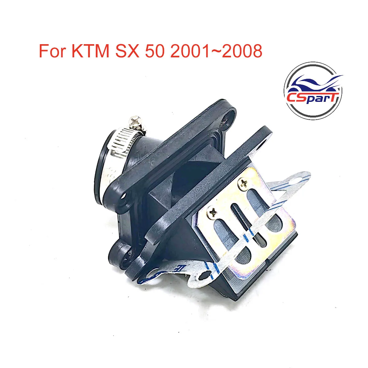 22MM Intake Manifold Reed Valve Water cooled Mini Moto  For KTM 50 50SX  JUNIOR 50CC SX 2001-2008 Pocket  Dirt Pit Bike Parts