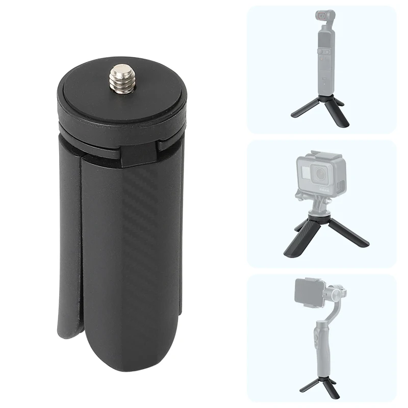 Mini Tripod for DJI Pocket 2 3 Action 5 Pro 2 3 4 GoPro 13 12 Camera DJI OM 6 5 4 OSMO Mobile 3 Stabilizer Gimbal Desktop Tripod