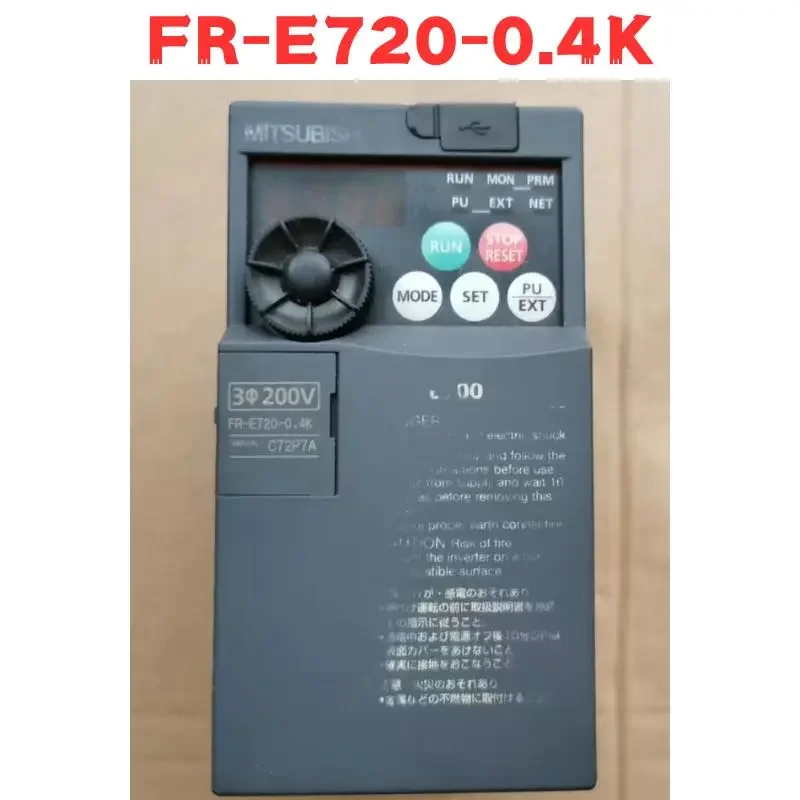 

Used FR-E720-0.4K FR E720 0.4K Inverter Tested OK