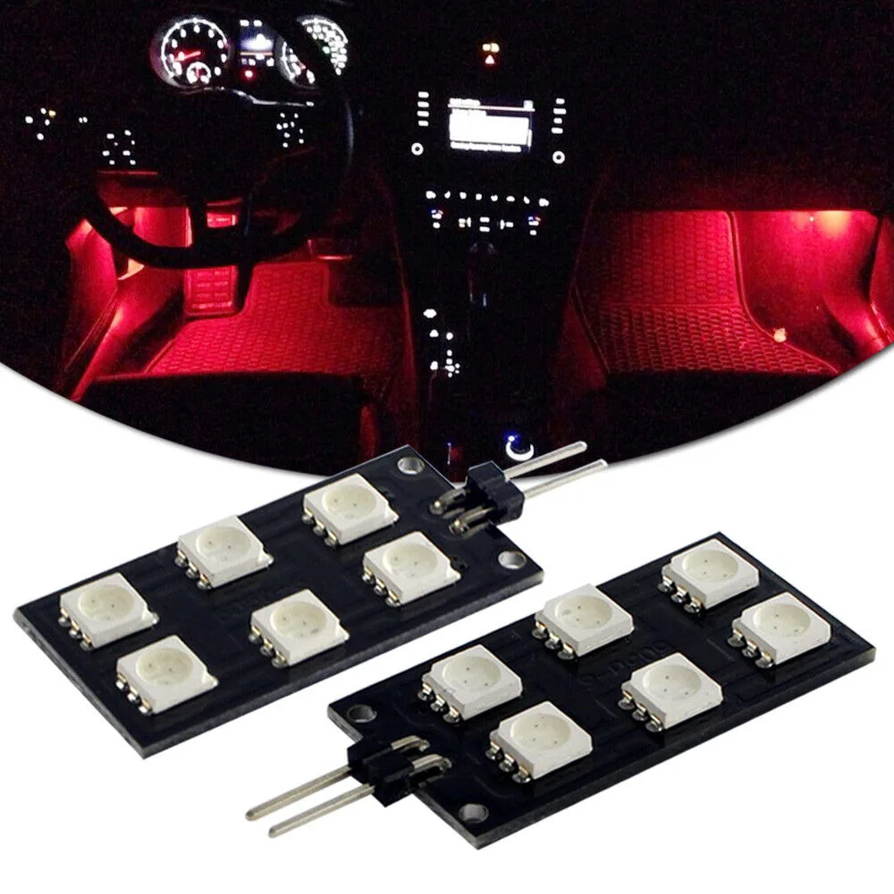 

2x LED Interior Light For Skoda Octavia Rapid Superb Courtesy Door Trunk Footwell Lamp For Audi A1 A2 A3 A4 B8 B9 A6 A7 A8 Q3 Q5