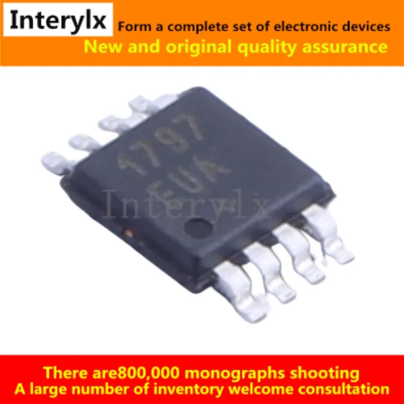 10Pcs/Lot MAX1797EUA MAX1797E MAX1797 IC REG BST ADJ/PROG 800MA 8UMAX Chip MAX1797EUA+T