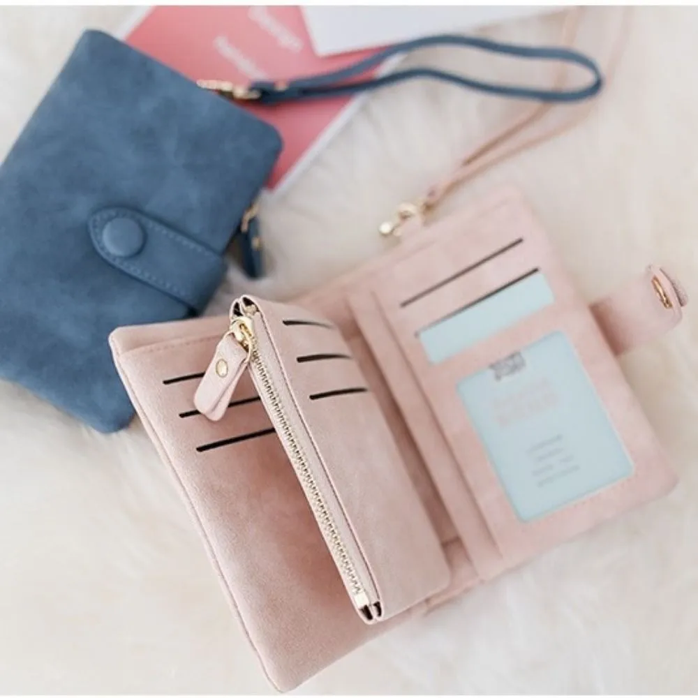 New Polyester Women Wallets Multifunction Long Zip Phone Purses Large Capacity Coin Bag