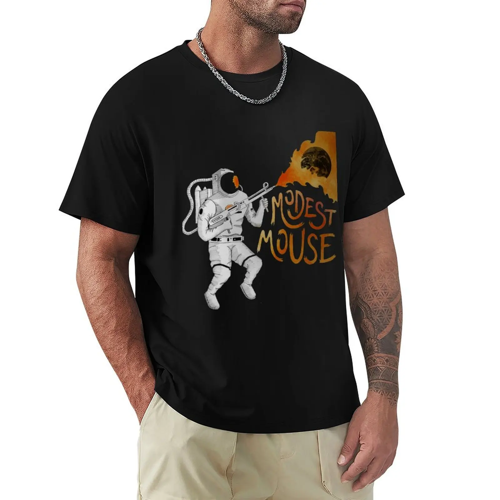 bold modest fire T-Shirt Gym Wear Breathable Short Sleeve Tee