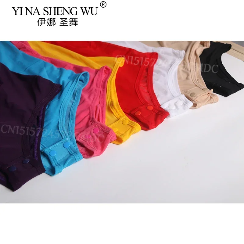 Belly Dance Costume Bodysuit Practice Long Sleeve Blouse Women's Water Yarn Chest Support Gauze Top Dance Practice Bottoming Top