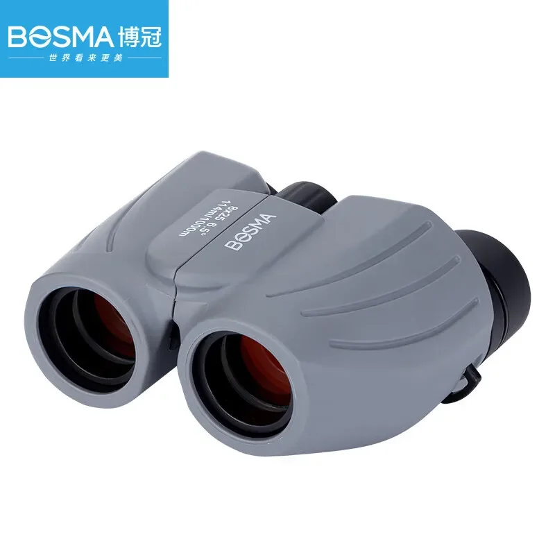 

BOSMA New Grey Sparrow 8x25 Binocular Telescope Small Portable Anti Paul HD Imaging Binoculars for Adult and Children