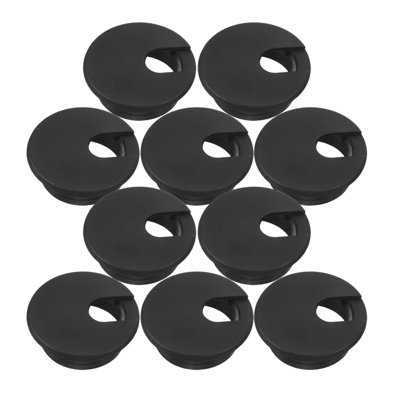 

20pcs Desktop Cable Manager 138 Inch 35mm Black Cable Organizer for Home Office Computer Desk Wire Grommets Hole Cover Cord Hole