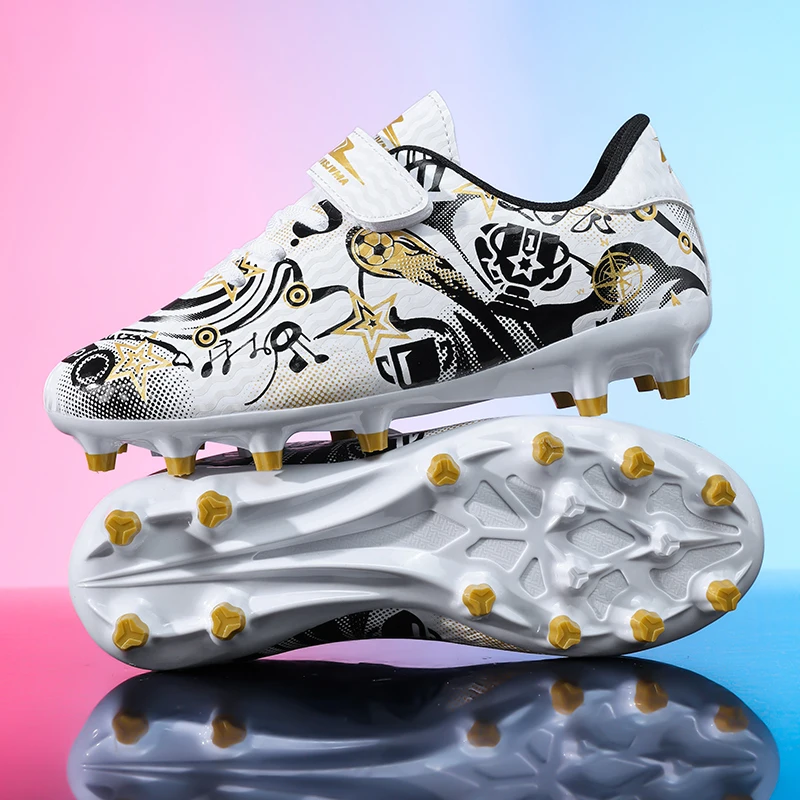 

New Men's Soccer Shoes Cleats Football Boots Training Sneakers FG/TF Top Quality Non-Slip Wholesale Drop Shipping Unisex Adult