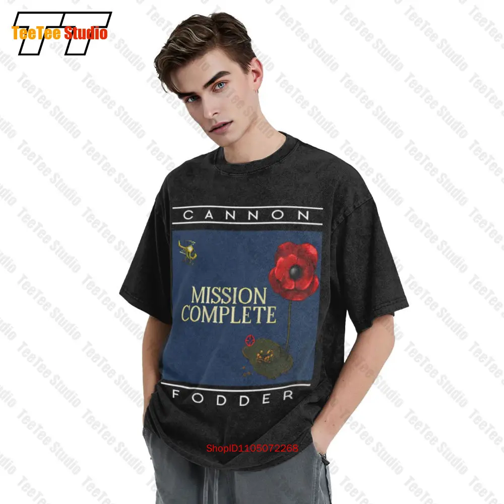 Cannon Fodder Retro Video Game Amiga C64 Strategy Pc Vintage تي شيرت كبير الحجم RIGB #3