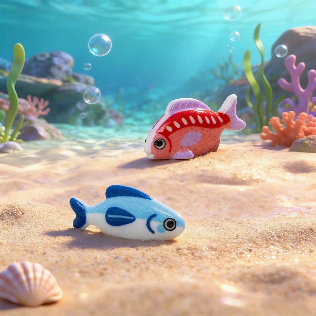 Cartoon-Figuren von Rotem Schn – Aquarium Fish Cartoon Bewertung und Preis