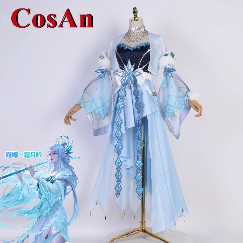 CosAn Game Honor Of Kings Luna Cosplay Costume NiuSkin Party Role Play Clothing