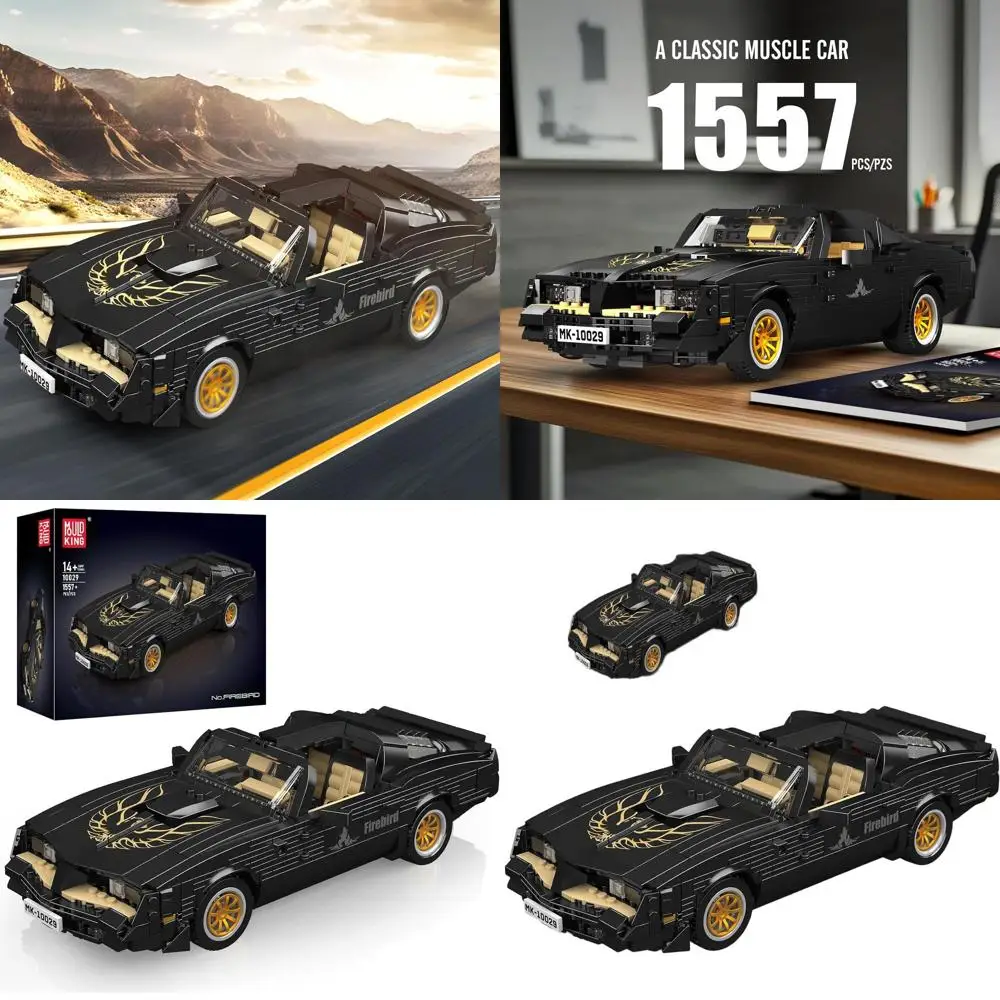Mould King 10029: kit di costruzione MOC per auto sportive da collezione da 1557 pezzi per adulti, modello di auto da corsa statica