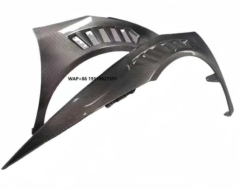 Suitable for Hurricane Mavericks LP580 610 EVO Modified Forged Carbon Fiber Perforated Mudguard with Irregular Grain