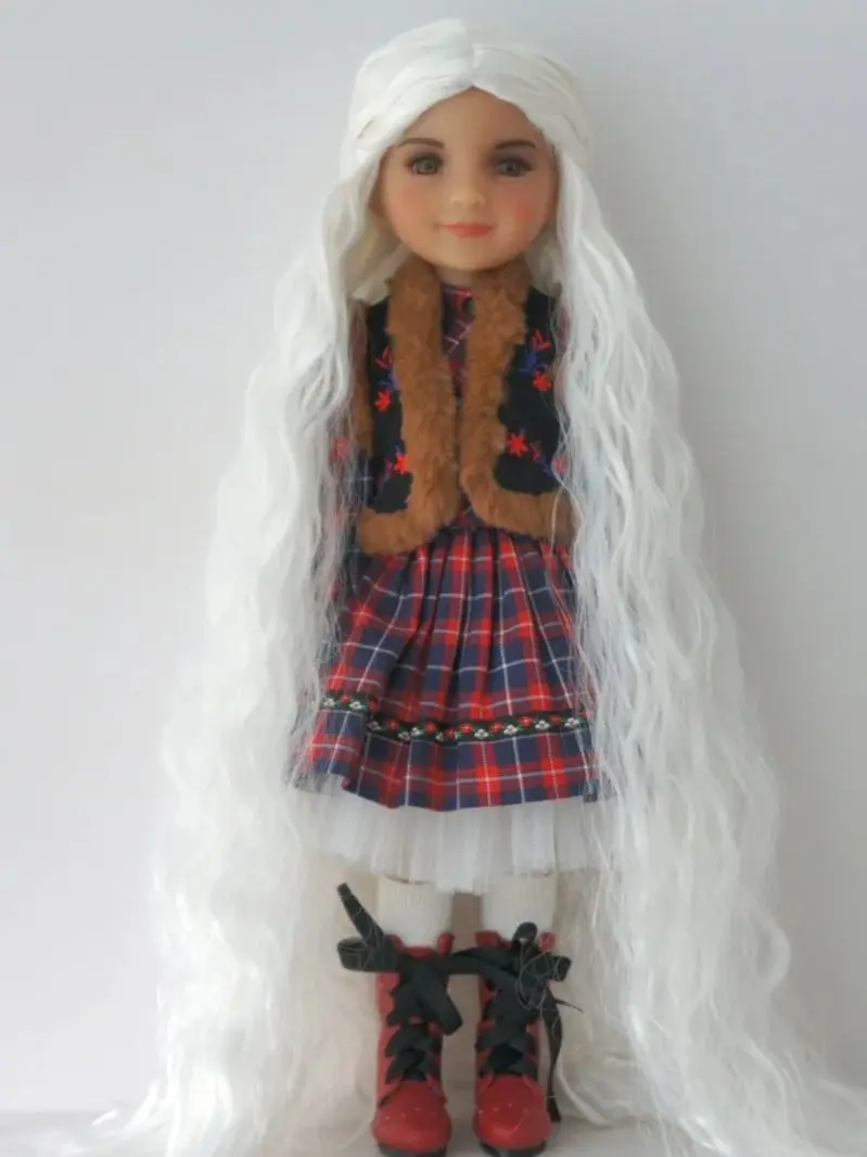 

JD138 Extremely Long Princess Sobazu Wave Back Braids Tied Synthetic Mohair Doll Wigs 1/6 1/4 1/3 YOSD MSD SD DOD BJD Hair