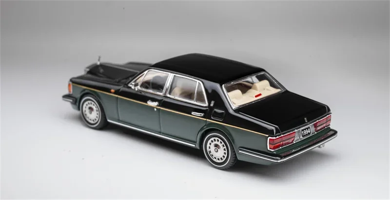 GFCC 1:64 Rolls-Royce Silver Spur Black and green double color Diecast Model Car