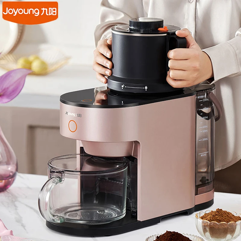 Joyoung Atomatic Blender Y751 With Dry Grinding Cup 30000rpm High Speed Rotating Food Mixer Self Clean Non Filter Soymilk Maker