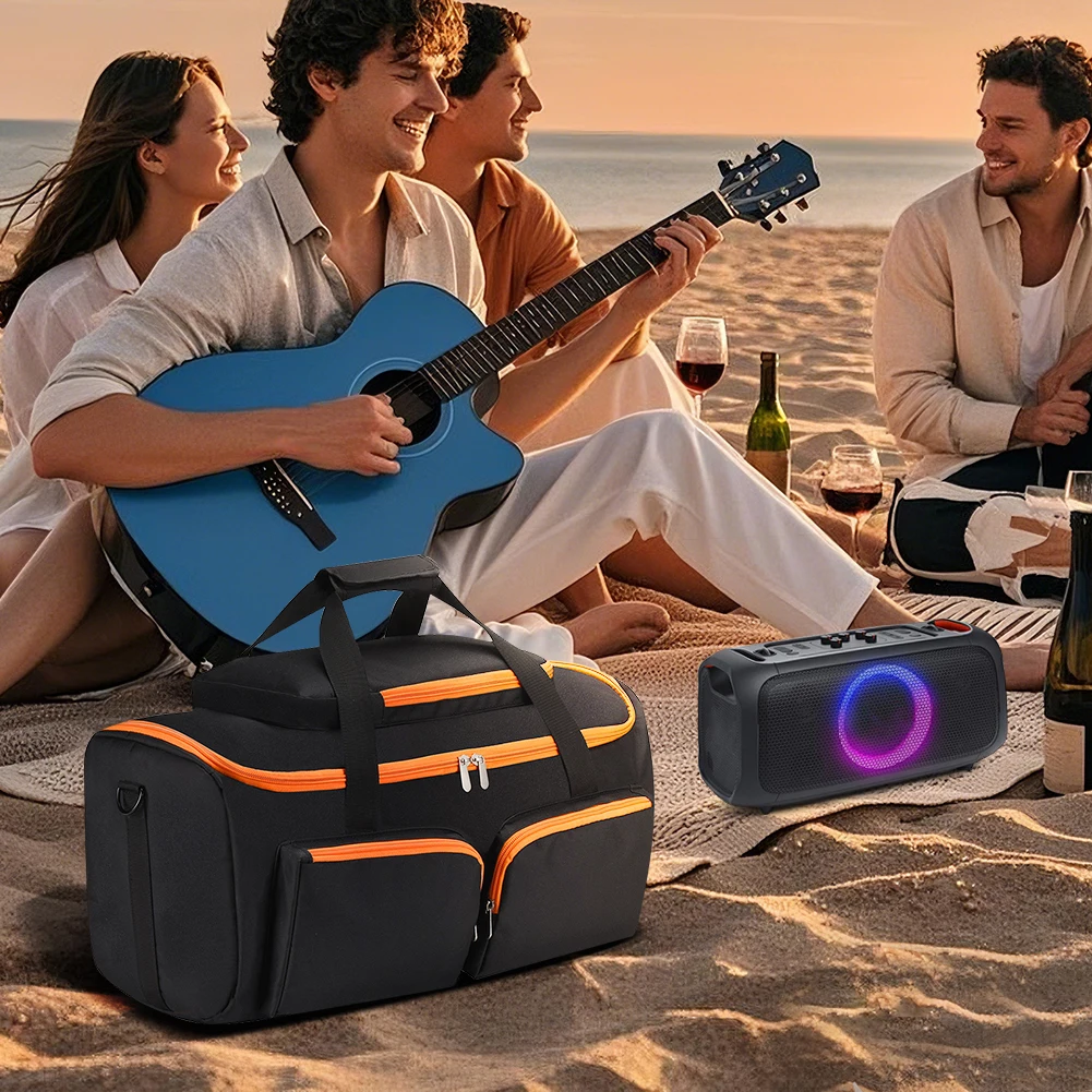 Universal Audio Storage กระเป๋าไมโครโฟนกระเป๋าเดินทางกลางแจ้งเบาะกระเป๋าสําหรับ JBL PartyBox On-The-Go Essential