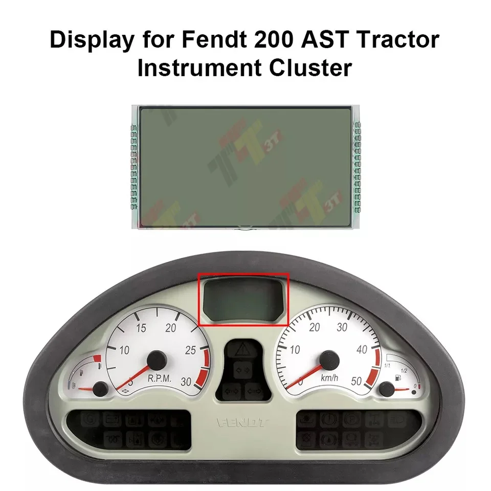 Armaturenbrett-LCD-Display für Fendt 200 AST Traktor-Instrumentencluster – Detail 2