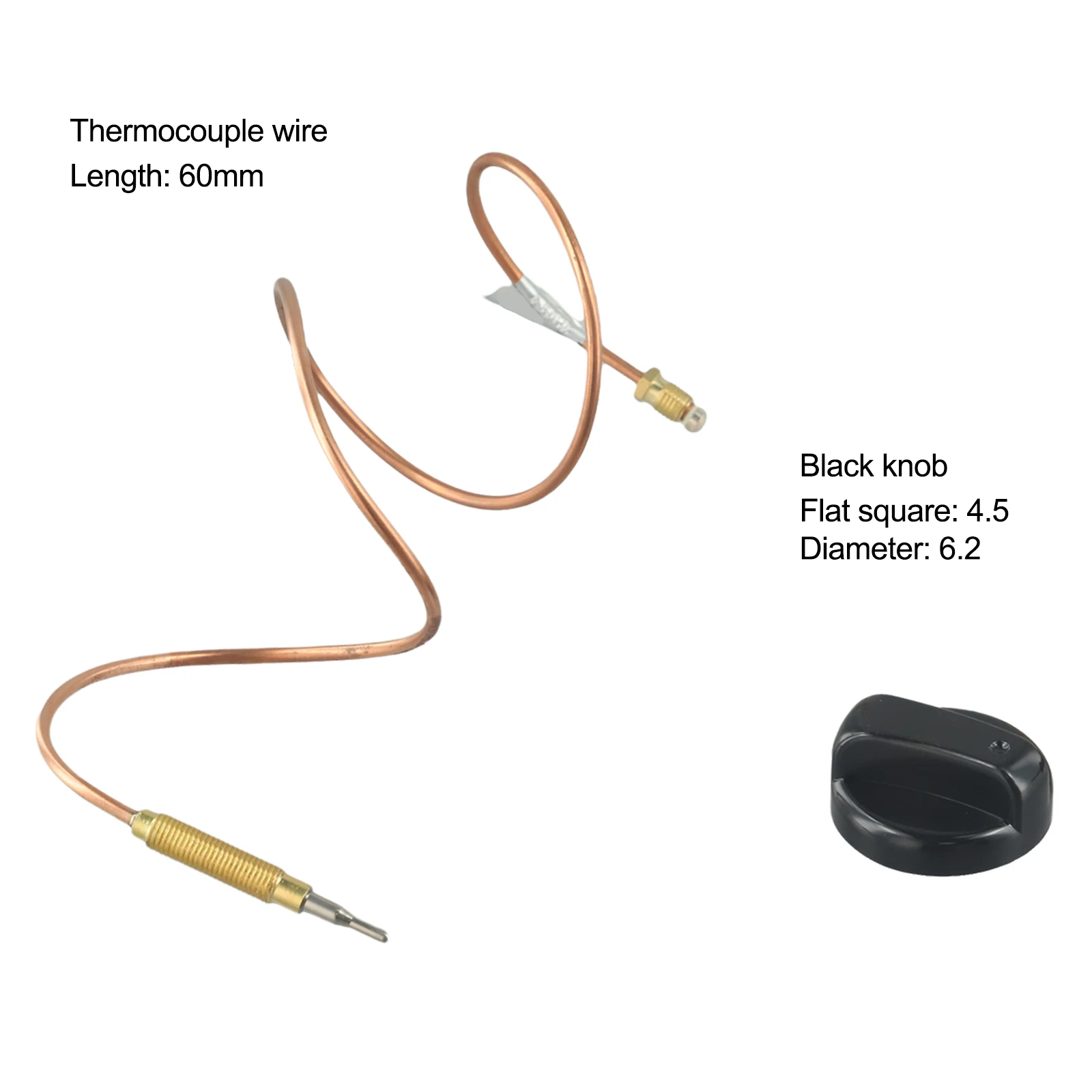 Sensor de termopar de aquecedor de pátio a gás eficiente e válvula de controle principal do interruptor de descarga adequada para aquecedores de baixa pressão fornos para churrasco