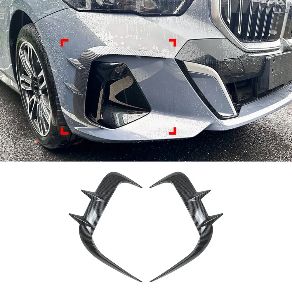 

Car Front Bumper Splitter Side Spoiler Air Vent Wind Knife Body Kits For BMW 5 Series I5 G60 G61 M Sport 2024 2025