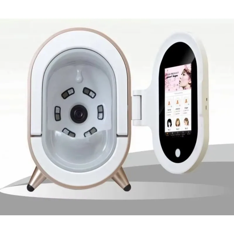 Os recém-chegados salão de beleza ai máquina de análise de pele 3d varredura rosto problema da pele sistema de análise local android fabricação de produtos de cuidados com a pele